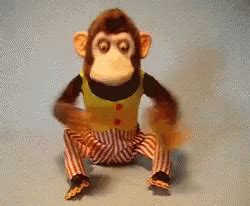monkey with symbols gif.